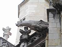 Nevers - Cathedrale St Cyr & Ste Julitte - Gargouille, Dragon
